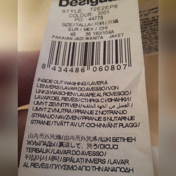 Desigual Caban Coat Chaq Natalia  Pea Coat Jacket - Picture 5 of 12